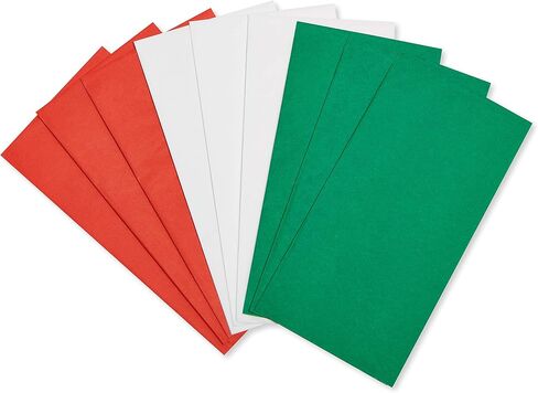 American Greetings 125 Sheets 20 in. x 20 in. Bulk Red and White Tissue Paper for Christmas, Birthdays, and All Occasions in Saudi Arabia