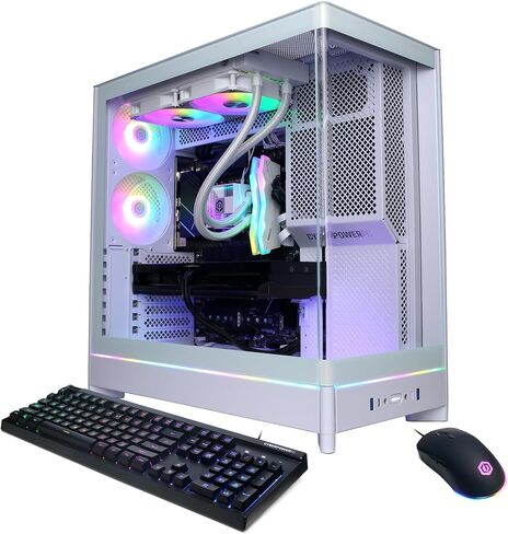 CyberPowerPC Gamer Xtreme VR Gaming PC, Intel Core i7-14700F 2.1GHz, GeForce RTX 5070 Ti 16GB, 32GB DDR5, 2TB PCIe 4.0 SSD, WiFi Ready & Windows 11 Home (GXiVR8680A6) in Saudi Arabia