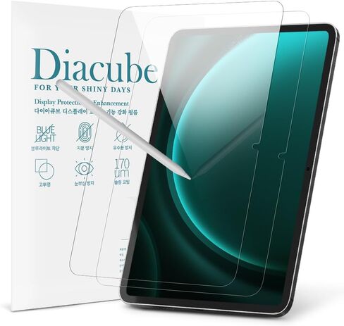 واقي شاشة الحيوانات الأليفة من 2 حزمة مع طلاء زجاجي لـ Samsung Galaxy Tab S6 Lite 10.4 بوصة (2024/2022/2020) ، HD Clear ، S PEN متوافق ، مضاد للضوء الأزرق ، غير قابل للكسر ، سهلة التثبيت in Kuwait