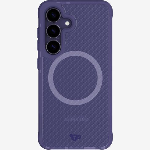Tech21 Evoarmor Case for Galaxy S25 - مع حماية تأثير المغناطيس - الأرجواني - الأرجواني in Kuwait
