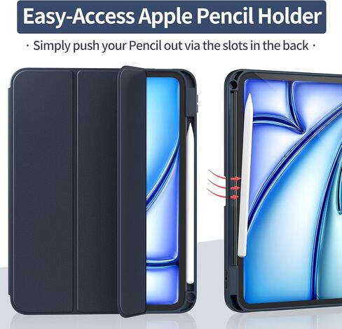 for iPad 11th Gen (A16, 2025) & 10th Gen 10.9" Case, 360° Rotating Smart Cover with Pencil Holder, Auto Sleep/Wake, Stand Protective Folio for iPad 10.9/11" Pink in Saudi Arabia