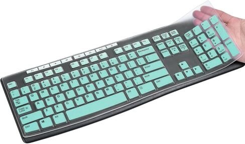 Silicone Keyboard Cover for Logitech MK270 and K200 K260 K270 MK200 MK260 MK270 MK275 MK295,Washable, Anti-Dust Keyboard Cover Skin Protector (Pink) in Kuwait