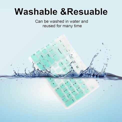 Silicone Keyboard Cover for Logitech MK270 and K200 K260 K270 MK200 MK260 MK270 MK275 MK295,Washable, Anti-Dust Keyboard Cover Skin Protector (Pink) in Kuwait