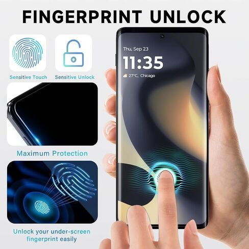 3 Pack for Motorola Edge 2024 Screen Protector,HD Tempered Glass,3D full Coverage,9H Hardness,Anti-Scratch,Bubble Free for Moto Edge 2024 in Saudi Arabia