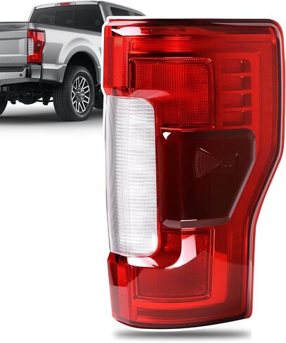 Tail Rear Lights W/Blind Spot Module Halogen Compatible with Ford F250 F350 Super Duty 2017 2018 2019 Brake Taillights Lamp Assembly Right Passenger Side Replace KC3Z13404C in Kuwait