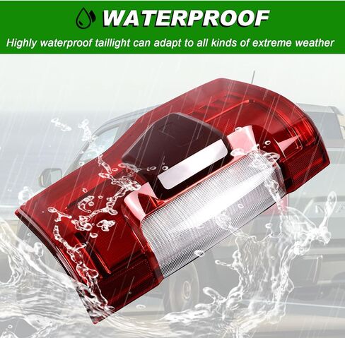 Tail Rear Lights W/Blind Spot Module Halogen Compatible with Ford F250 F350 Super Duty 2017 2018 2019 Brake Taillights Lamp Assembly Right Passenger Side Replace KC3Z13404C in Kuwait