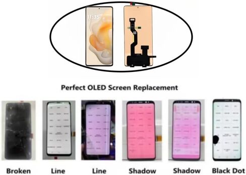 Original OLED لـ Motorola Moto G Stylus 5G 2024 استبدال شاشة LCD لـ MOTO G Stylus 5G 2024 Touch Digitizer Display Screen XT2419-1 مع كل الإصدار (بدون إطار) in Saudi Arabia