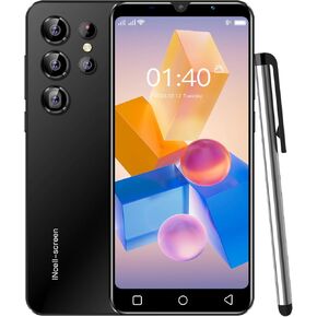 TryFirst Cheap Mobile Phones, 5.0 Inch Dual SIM Dual Camera, Quad Core, 16GB ROM【Expandable up to 128GB】, Support WiFi/Bluetooth/FM, Face Unlocked Cell Phone (Black)