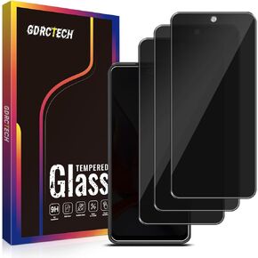 [3-Pack Privacy Screen Protector for Motorola Moto G 5G 2025 Tempered Glass, Bubble Free, Easy to Install, 9H Hardness