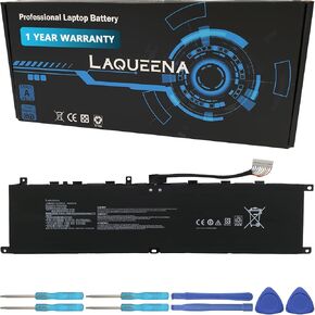 BTY-M57 Laptop Battery Compatible with MSI GP76 GP66 Leopard 10UE 10UG 10UH 11UE 11UG 11UH MSI Vector GP66 GP76 12UE 12UG 12UH 12UGS 12UHS 12UGSO 12UHSO 12UEO GP66HX GP76HX 12UGS 12UHS