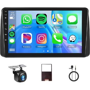 4+64G Android Car Radio for Dodge Grand Caravan 2008-2020 Chrysler Town & Country 2011-2016 Wireless Carplay Android Auto, 9’’ Touch Screen Head Unit WiFi GPS Bluetooth FM/RDS DSP Backup Camera SWC