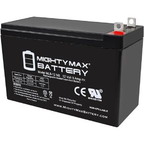 Mighty Max Battery 12V 9AH SLA Replacement Battery for Generac GP8000E Electric Generator