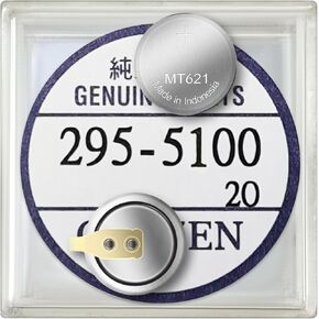 295-5100 Battery,(2025 New) Rechargeable Battery for Citizen Eco Drive Watch Capacitor 295-5100 MT621 BP10, E000, E001, E010, E011