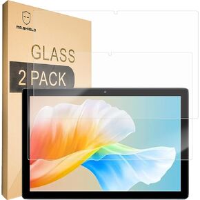 Mr.Shield Screen Protector compatible with SUAAT S10 Tablet 10.1 Inch [Tempered Glass] [2-PACK] [Japan Glass with 9H Hardness]