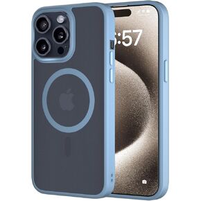 for iPhone 14 Case/iPhone 13 Case, Compatible with MagSafe, Military Drop Protection,Magnetic Phone Case for Phone 14/13 Cases,Clear