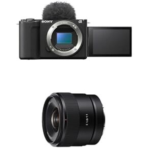 Sony Alpha ZVE10 II - APS-C Interchangeable Lens Mirrorless Content Creators' Camera + E 11mm F1.8 Ultra-Wide-Angle Prime Lens