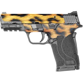 MightySkins Skin Compatible with Smith & Wesson M&P 9mm Shield EZ M2.0 - Cheetah | Protective, Durable, and Unique Vinyl Decal wrap Cover | Easy to Apply | Made in The USA