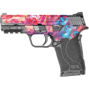 MightySkins Skin Compatible with Smith & Wesson M&P 9mm Shield EZ M2.0 - Paint Party | Protective, Durable, and Unique Vinyl Decal wrap Cover | Easy to Apply | Made in The USA