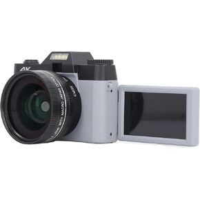 4K Digital Camera, 48MP 16X Digital Zoom Full Color Night Vision Vlogging Camera with 3 Inch 180 Degree Flip Screen for IDC CAM APP Point and Shoot Camera for Teens Beginner