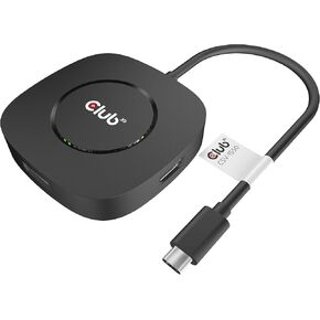 Club 3D CSV-1550 USB3.2 Gen2 Type-C(DP Alt-Mode) to DisplayPort Triple Monitor 4K60Hz M/F MST hub