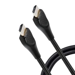 Philips 4K HDMI Cable, 15 ft. 1080p 120Hz 4K 60Hz, HDMI 2.0 10.2Gbps Ethernet, EZ Grip Connector Heads, Gold Connectors, for TV, Monitor, Laptop, PS4, PS5, Xbox One X S, SWV3420B/27