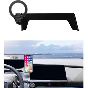 Car Phone Holder for 2023 2024 Toyota Prius Accessories 12.3-Inch Screen Fixed Clip, 360° Rotation Phone Mount Compatible with MagSafe, Cell Phone Holder That Does Not Affect Air Vent