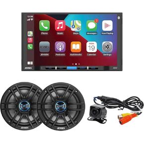 JENSEN J1CA7-BUC 7-inch Car Stereo with BUCAM100J Backup Camera & JS62 6.5 inch Speakers