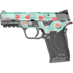 MightySkins Skin Compatible with Smith & Wesson M&P 9mm Shield EZ M2.0 - Watermelon Patch | Protective, Durable, and Unique Vinyl Decal wrap Cover | Easy to Apply | Made in The USA