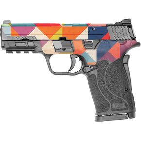 MightySkins Skin Compatible with Smith & Wesson M&P 9mm Shield EZ M2.0 - Bright and Happy | Protective, Durable, and Unique Vinyl Decal wrap Cover | Easy to Apply | Made in The USA