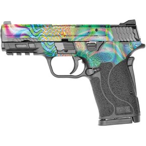 MightySkins Skin Compatible with Smith & Wesson M&P 9mm Shield EZ M2.0 - Psychedelic | Protective, Durable, and Unique Vinyl Decal wrap Cover | Easy to Apply | Made in The USA