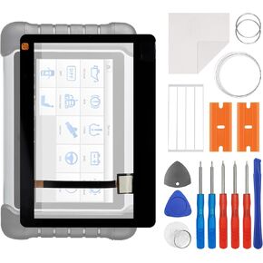 New Touch Screen Glass Digitizer Replacement for Autel MaxiCOM 808 Series MP808 MX808 MK808TS DS808 MK808-7inch Touchscreen Front Glass Panel with Repair Tools (NO LCD Display)