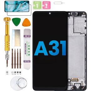 (Without Fingerprint) LCD Display Assembly for Samsung Galaxy A31 SM-A315F, SM-A315F/DS, SM-A315G/DS, SM-A315G, SM-A315N Screen Replacement kit