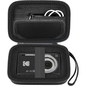 Case Paiyule لـ Kodak Pixpro FZ55 ، 45 ، 53 ، 43 ، WPZ2 Digital Camera ، أيضًا لكاميرا Camkory و Lecran و Vahoiald Vlogging ، مع مقسم رائع لبطاقات الذاكرة- مربع فقط
