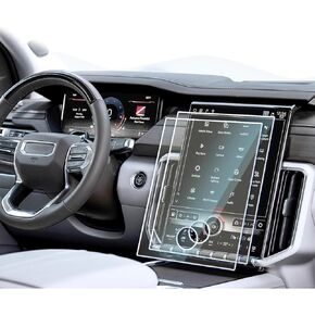 2pcs Matte 2025 2024 GMC Acadia Scren Protector for 2024 GMC Acadia Accessories 2025 2024 Acadia & 2025 2026 Terrain Elevation / AT4 / Denali Nav. 15Inch Tempered Glass Anti-Glare Screen Protector 2026 Terrain