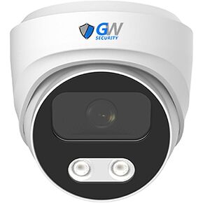 GW Security 4K 8MP PoE IP Dual-Light Color Night Vision Outdoor Indoor Microphone Bullet Security Camera, NDAA Compliant (GW839301M)