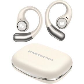 Monster Open Ear AC336 Wireless Earbuds, Bluetooth 5.4 Clip-On Earbuds with HiFi Stereo,with ENC Clear Call, 21H Playtime, Fast Charge, Touch Control, IPX6 Waterproof Wireless Headphones for Sport