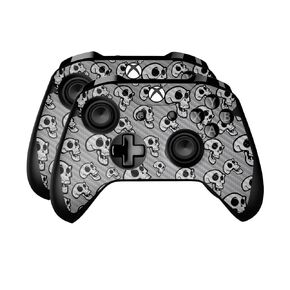 Glossy Glitter Skin Compatible with Microsoft Xbox One Controller (2 Pack) - Watercolor Blue - Premium 3M Vinyl Protective Wrap Decal Cover - Easy to Apply | Crafted in The USA by MightySkins