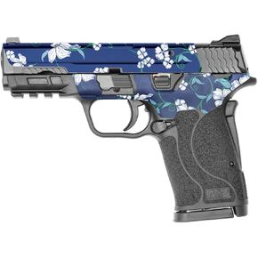 MightySkins Skin Compatible with Smith & Wesson M&P 9mm Shield EZ M2.0 - White Freesia | Protective, Durable, and Unique Vinyl Decal wrap Cover | Easy to Apply | Made in The USA
