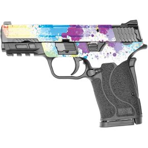 MightySkins Skin Compatible with Smith & Wesson M&P 9mm Shield EZ M2.0 - Splash of Color | Protective, Durable, and Unique Vinyl Decal wrap Cover | Easy to Apply | Made in The USA
