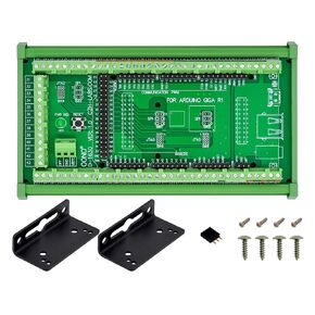 Terminal Block Adapter Module for Arduino GIGA R1 WiFi, DIN Rail or Screw Mount, GPIO Breakout Board, Standard Version