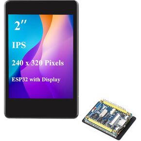 ESP32-S3 2inch Capacitive Touch Display Development Board, 240×320 Pixels, IPS Panel, 32-bit LX7 Dual-core Processor, Supports W-i--F-i & Blue-too-th, ESP32 With Display, NOT Include OV560 Camera