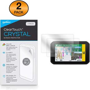 BoxWave Screen Protector Compatible with Garmin DezlCam 785 LMT-S - ClearTouch Crystal (2-Pack), HD Film Skin - Shields from Scratches for Garmin DezlCam 785 LMT-S