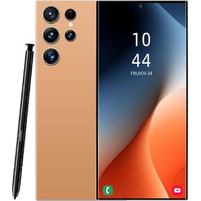 C24 Ultra Unlocked Phone,8GB+256GB Ultra Memory Cell Phone,Android 14.0 Smartphone,6800 mAh Battey,6.82-inch HD Screen,Dual SIM, Dual Standby,108MP Camera,5G Phone-Blue