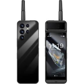 Mini Smartphone 4g Cell Phone Unlocked Phone Dual sim Android 12 Smartphone 4.0 Inch 2GB Ram16GB ROM face ID W88 Pro Mobile Phone (Black Add 64GB TF Card)