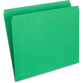 Staples 509661 Top-Tab File Folders Straight-Cut Tab Letter Size Yellow 100/Bx