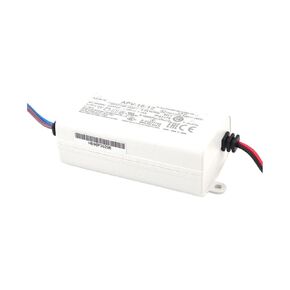 APV-16-12 12V 1.33A 16W High Efficiency Power Supply for LED Lighting and Electrical Devices, White, YS-APV-16-12