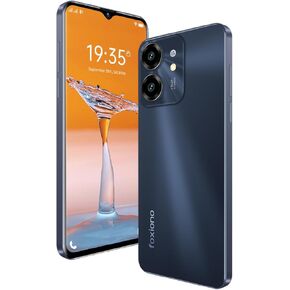 Unlocked Phone，6.52 inch Screen，Dual Cameras，4G RAM and 64G ROM/TF256GB，Supports Dual SIM Card 4G LTE FDD TDD，Android Phone (18, Black)