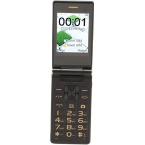 Tangxi 3G Unlock Flip Phone for Senior, Big 3.0 Inch Large Screen Cell Phone, Handwriting, Dual Card Dual Standby, 1.3 MP Camera, Flashlight, Dual Screen Display,