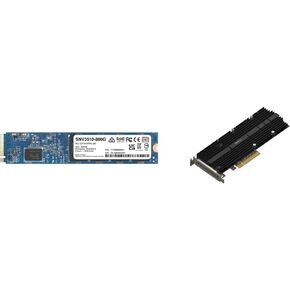 Synology M.2 22110 NVMe SSD SNV3510 800GB (SNV3510-800G) & M.2 Adapter Card M2D20