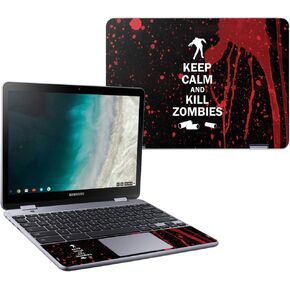 Mayyskins Skin متوافق مع Samsung Chromebook Plus LTE (2018) - يحدث لسبب ما | غلاف فينيل وقائي ، متين ، وفريد ​​من نوعه | سهل التقديم ، إزالة | صنع في الولايات المتحدة